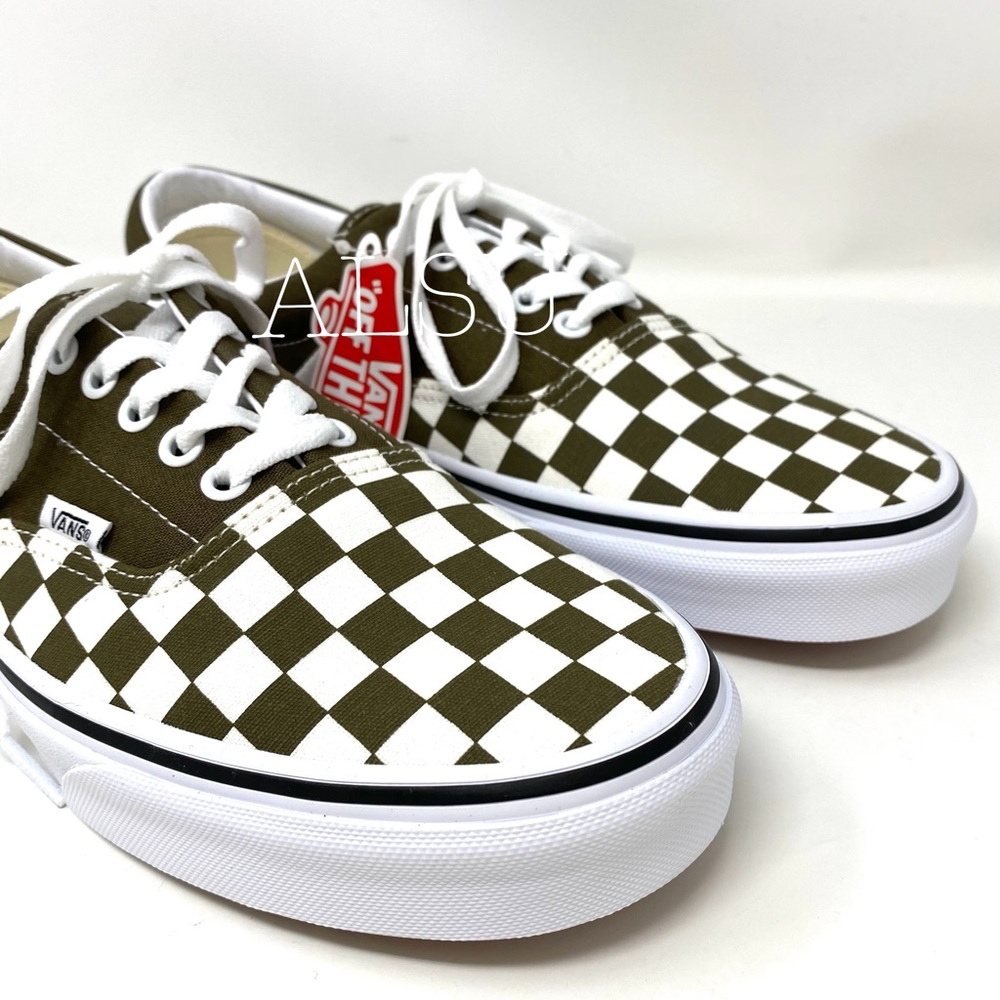 VANS 🔥SALE!🔥 Checkerboard Beech Dark Green White Low Sneaker Men’s VN0A4BV4VXI - Picture 3 of 11
